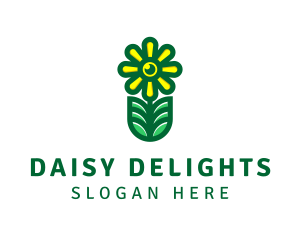 Daisy Flower Gardener logo