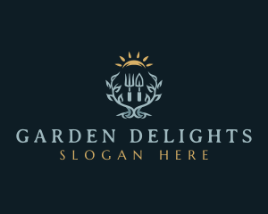 Natural Gardening Landscaping logo design