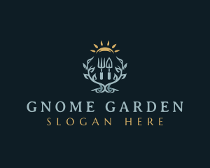 Natural Gardening Landscaping logo design