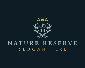 Natural Gardening Landscaping logo design