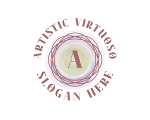 Watercolor Cosmetology Wellness logo design