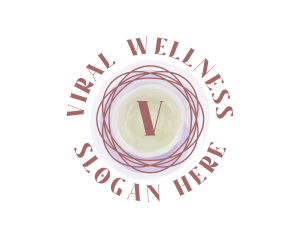 Watercolor Cosmetology Wellness logo design