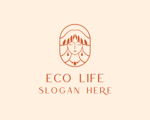 Organic Beauty Accessories  logo design