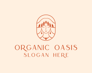 Organic Beauty Accessories  logo design