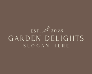 Wellness Nature Garden logo design