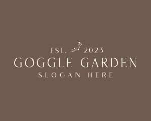 Wellness Nature Garden logo design