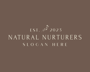 Wellness Nature Garden logo design