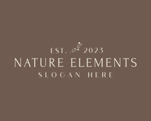 Wellness Nature Garden logo design