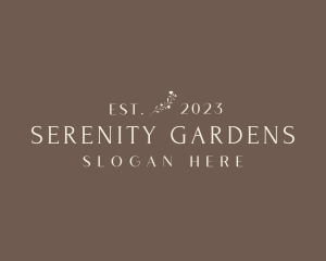 Wellness Nature Garden logo design