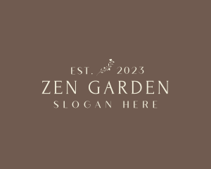 Wellness Nature Garden logo design