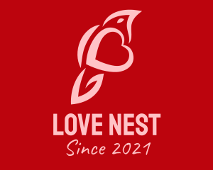 Pink Love Bird logo