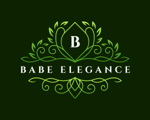 Elegant Leaf Garden logo design