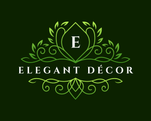 Elegant Leaf Garden logo design