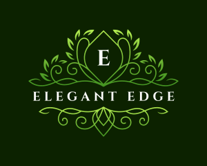 Elegant Leaf Garden logo design