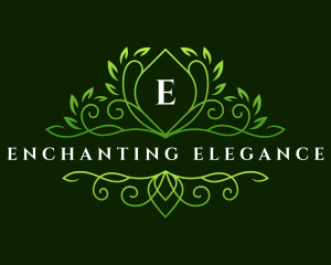 Elegant Leaf Garden logo design