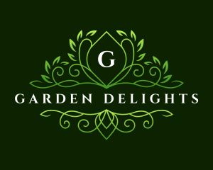 Elegant Leaf Garden logo design