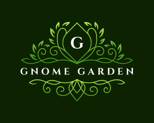 Elegant Leaf Garden logo design