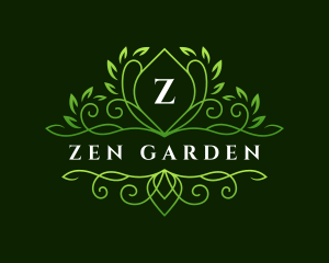 Elegant Leaf Garden logo design