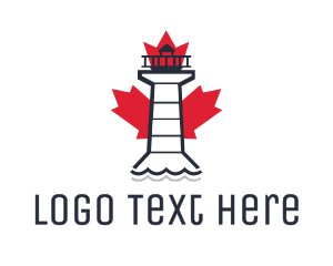 Maple Leaf Lighthouse Logo