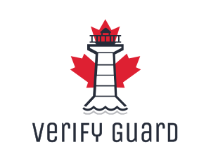 Maple Leaf Lighthouse logo design