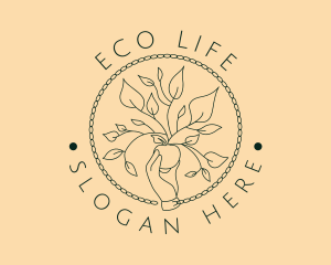 Plant Nature Wellness logo design