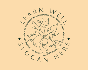 Plant Nature Wellness logo design