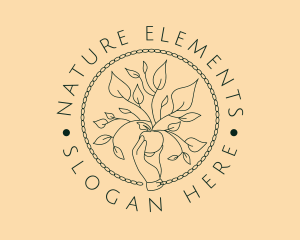 Plant Nature Wellness logo design