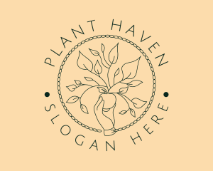 Plant Nature Wellness logo design