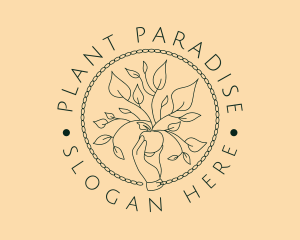 Plant Nature Wellness logo design