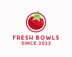 Fresh Tomato Fruit logo design