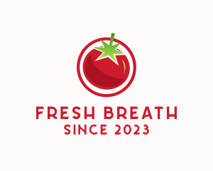 Fresh Tomato Fruit logo design