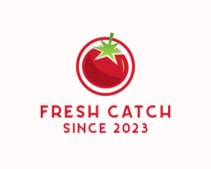 Fresh Tomato Fruit logo design