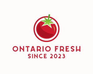 Fresh Tomato Fruit logo design