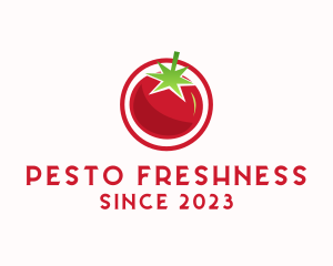 Fresh Tomato Fruit logo design