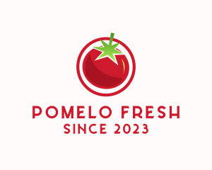 Fresh Tomato Fruit logo design