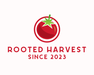 Fresh Tomato Fruit logo design