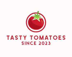 Fresh Tomato Fruit logo design