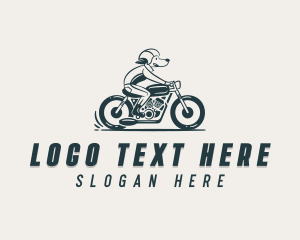 Dog Motorcycle Rider logo