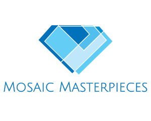 Mosaic Modern Diamond logo design