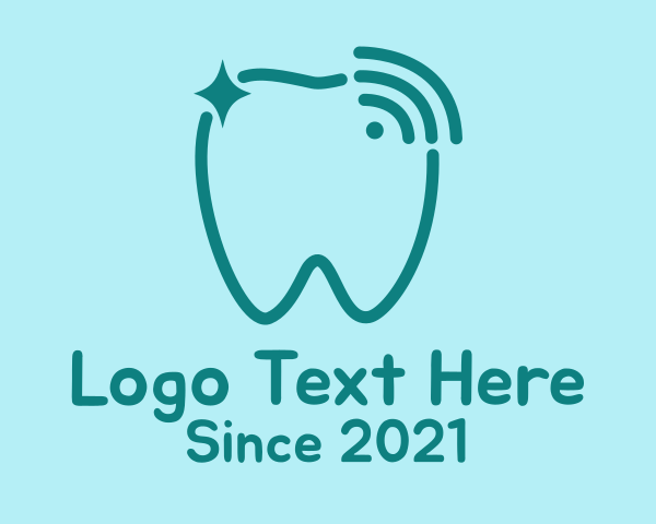 Sparkling Tooth Signal  logo