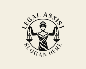 Paralegal Female Justice logo