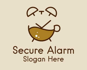 Coffee Alarm Clock Time logo