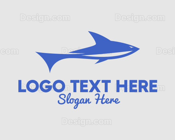 Blue Sea Shark Logo