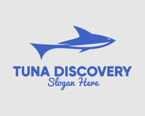 Blue Sea Shark logo design