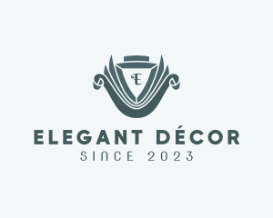 Elegant Hotel Shield logo design