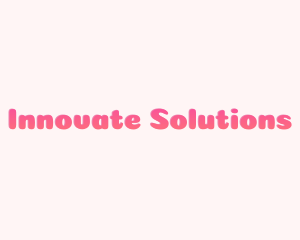 Gradient Pink Text Logo