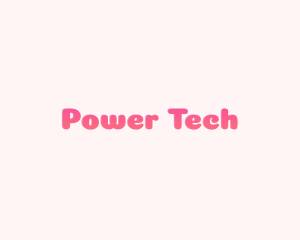 Gradient Pink Text Logo
