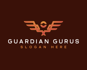 Guardian Angel Wings logo design