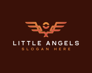 Guardian Angel Wings logo design