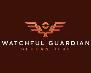 Guardian Angel Wings logo design